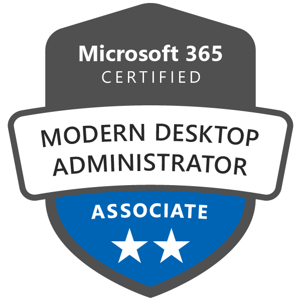 Microsoft 365 Certified: Modern Desktop Administrator