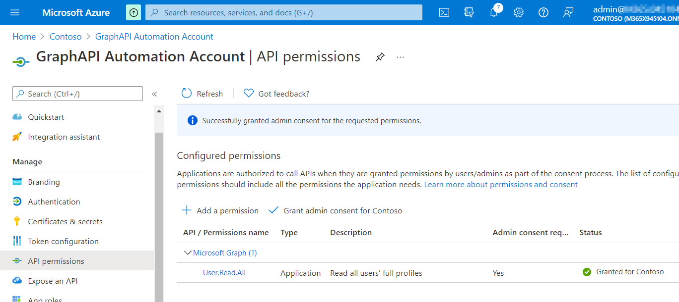 App API Permission