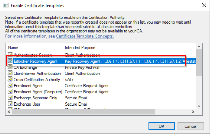 Select Template to Issue